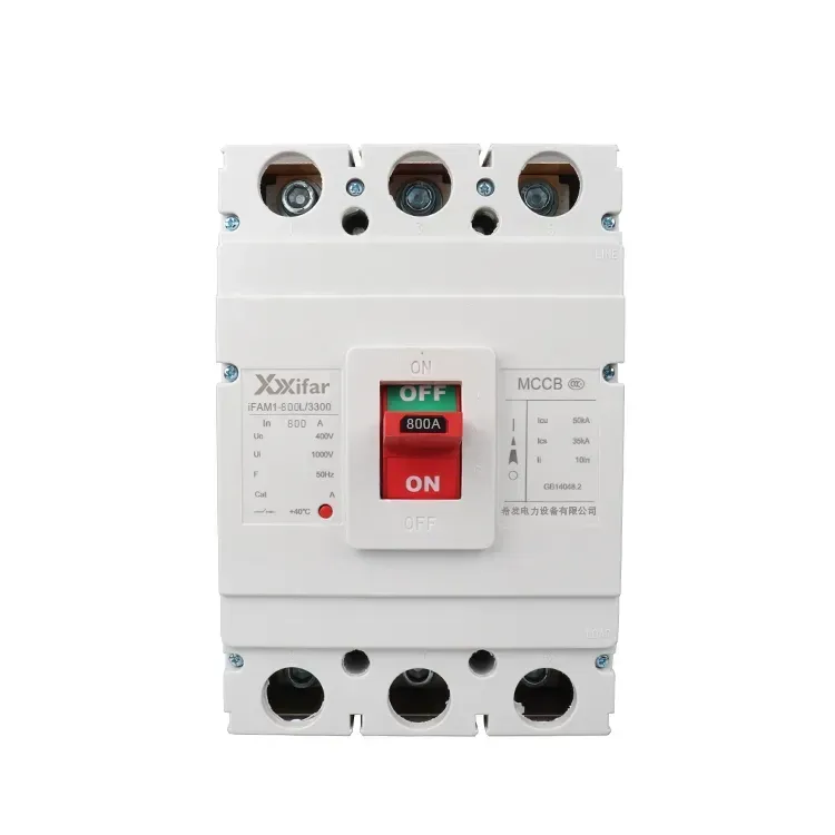 800 Amp 4pole Electric Mccb Molded Case Circuit Breake